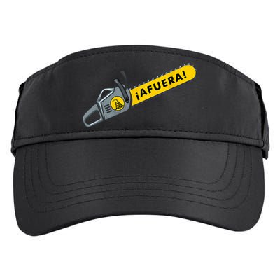 Afuera Milei Chainsaw Libertarian Ancap Liberty Freedom Adult Drive Performance Visor