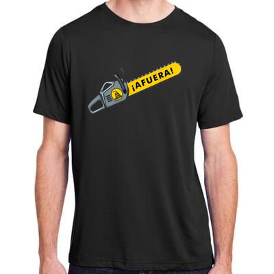 Afuera Milei Chainsaw Libertarian Ancap Liberty Freedom Adult ChromaSoft Performance T-Shirt