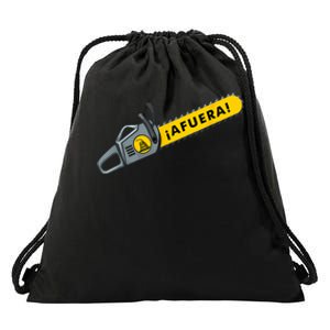 Afuera Milei Chainsaw Libertarian Ancap Liberty Freedom Drawstring Bag