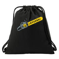 Afuera Milei Chainsaw Libertarian Ancap Liberty Freedom Drawstring Bag