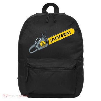 Afuera Milei Chainsaw Libertarian Ancap Liberty Freedom 16 in Basic Backpack