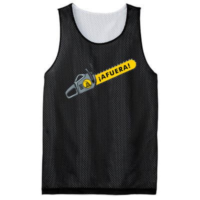 Afuera Milei Chainsaw Libertarian Ancap Liberty Freedom Mesh Reversible Basketball Jersey Tank