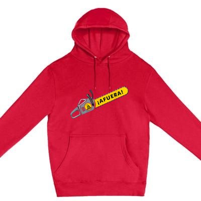 Afuera Milei Chainsaw Libertarian Ancap Liberty Freedom Premium Pullover Hoodie