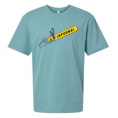 Afuera Milei Chainsaw Libertarian Ancap Liberty Freedom Sueded Cloud Jersey T-Shirt