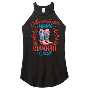 American Mama Cowgirl Club Retro Western Women’s Perfect Tri Rocker Tank