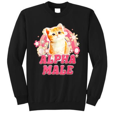 Alpha Male Cat Kitten Funny Sweatshirt