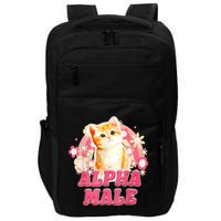 Alpha Male Cat Kitten Funny Impact Tech Backpack