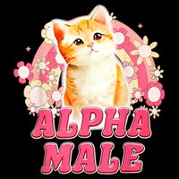Alpha Male Cat Kitten Funny Impact Tech Backpack