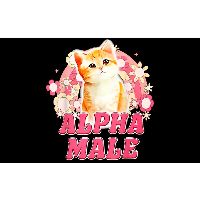 Alpha Male Cat Kitten Funny Bumper Sticker