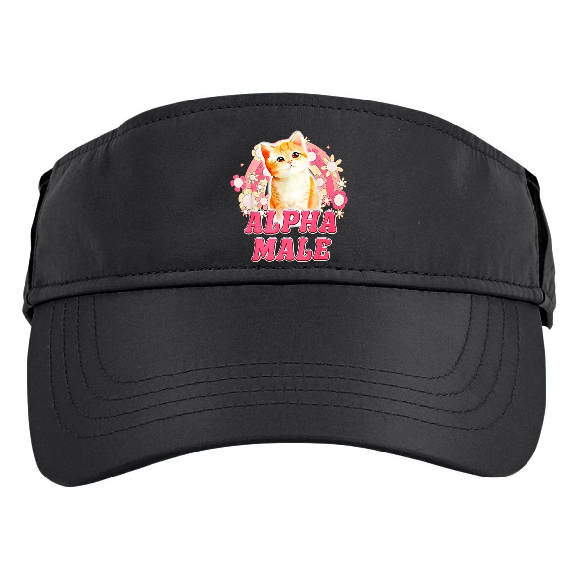 Alpha Male Cat Kitten Funny Adult Drive Performance Visor