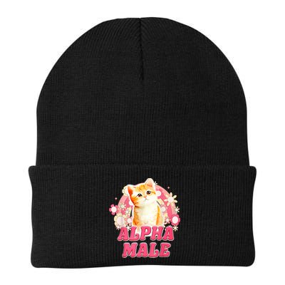 Alpha Male Cat Kitten Funny Beanie