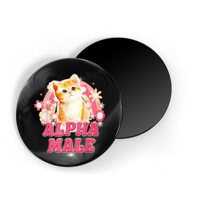 Alpha Male Cat Kitten Funny Magnet