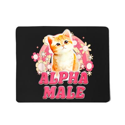 Alpha Male Cat Kitten Funny Mousepad