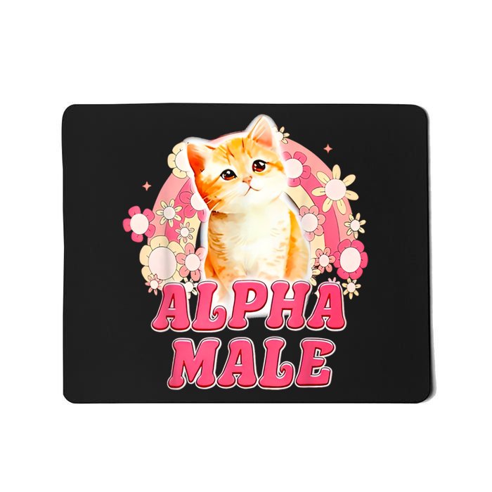 Alpha Male Cat Kitten Funny Mousepad