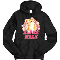 Alpha Male Cat Kitten Funny Tie Dye Hoodie