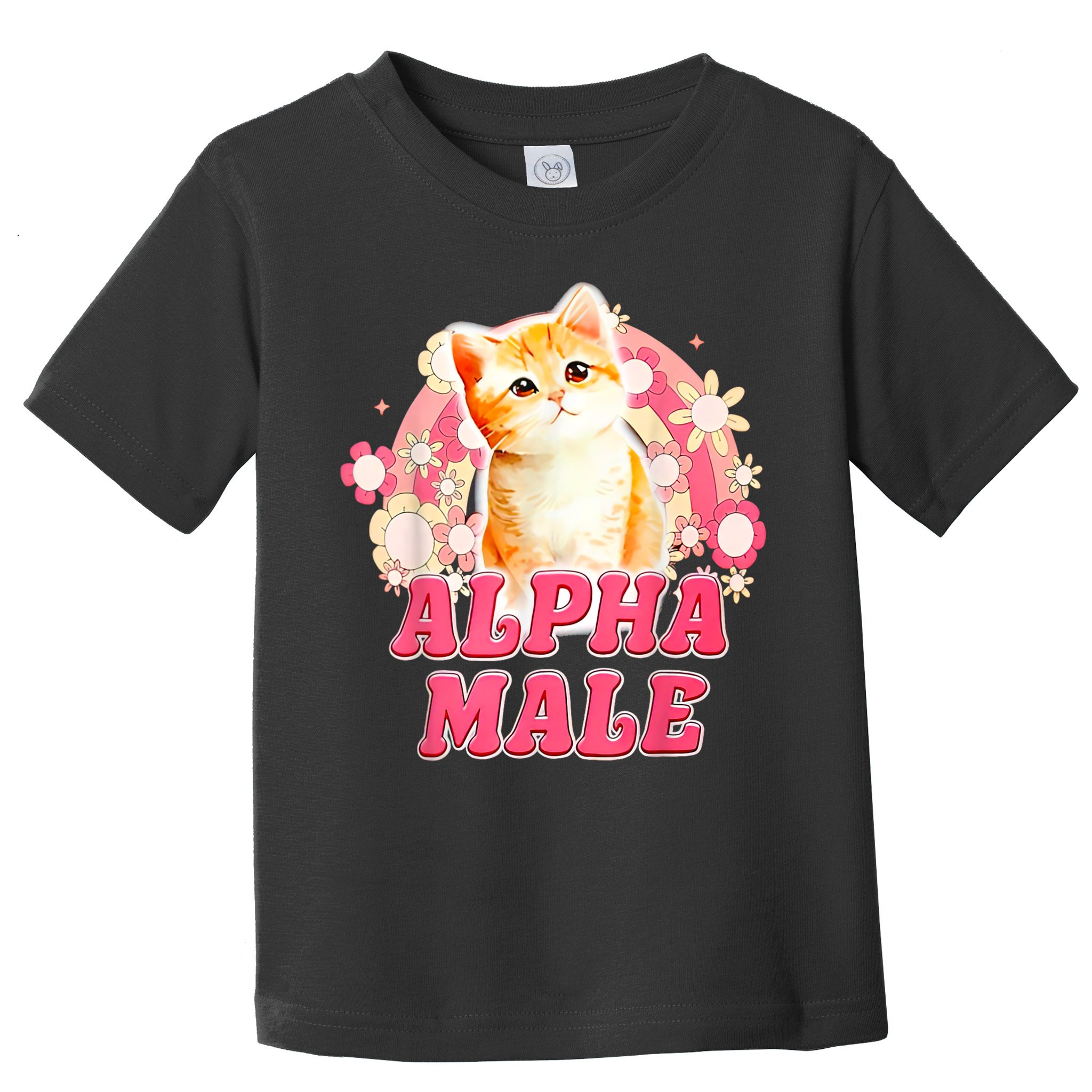 Alpha Male Cat Kitten Funny Toddler T-Shirt