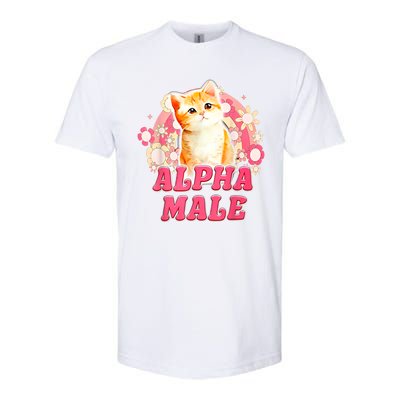 Alpha Male Cat Kitten Funny Softstyle CVC T-Shirt