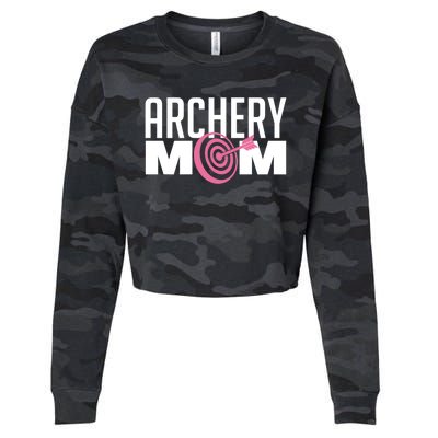 Archery Mom Crossbow Hunting Mother's Day Gift Great Gift Cropped Pullover Crew