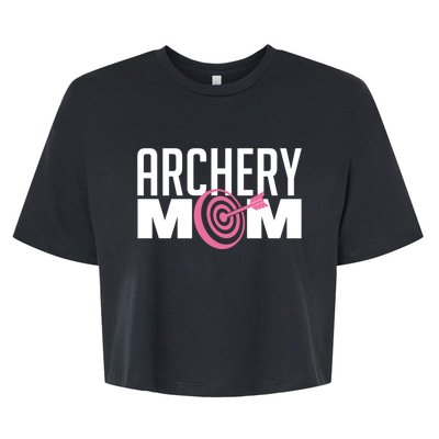 Archery Mom Crossbow Hunting Mother's Day Gift Great Gift Bella+Canvas Jersey Crop Tee