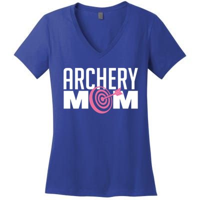 Archery Mom Crossbow Hunting Mother's Day Gift Great Gift Women's V-Neck T-Shirt