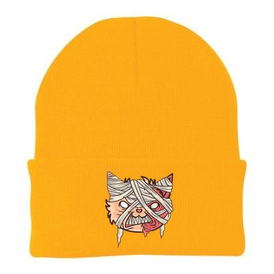 Angry Mummy Cat Knit Cap Winter Beanie