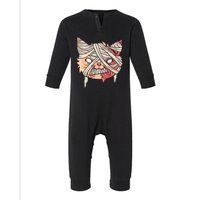 Angry Mummy Cat Infant Fleece One Piece