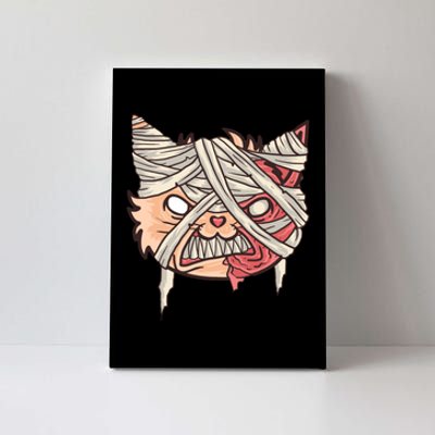 Angry Mummy Cat Canvas