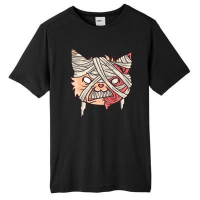 Angry Mummy Cat Tall Fusion ChromaSoft Performance T-Shirt