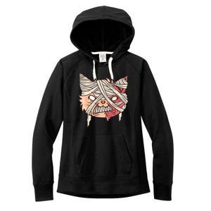 Angry Mummy Cat Women's Fleece Hoodie