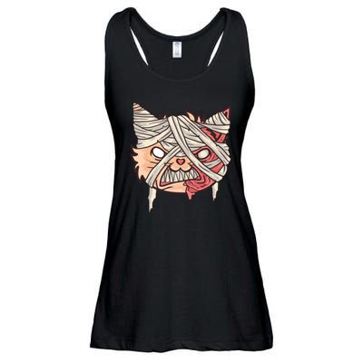 Angry Mummy Cat Ladies Essential Flowy Tank