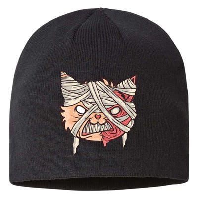 Angry Mummy Cat Sustainable Beanie