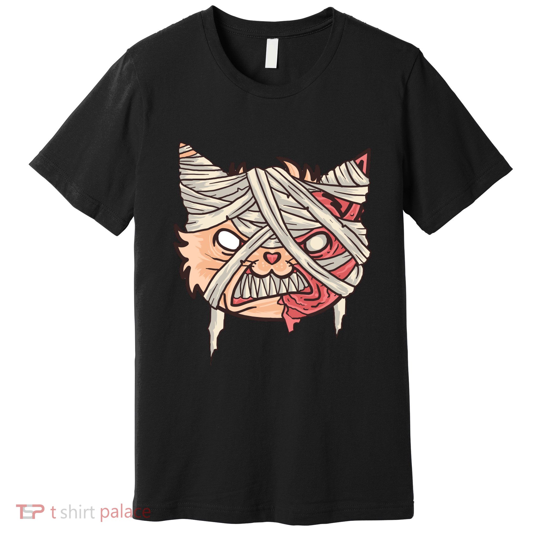 Angry Mummy Cat Premium T-Shirt
