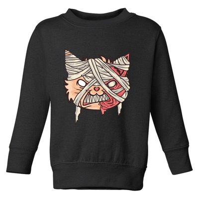 Angry Mummy Cat Toddler Sweatshirt