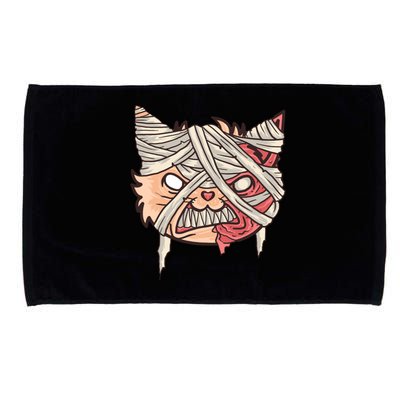 Angry Mummy Cat Microfiber Hand Towel