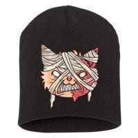 Angry Mummy Cat Short Acrylic Beanie