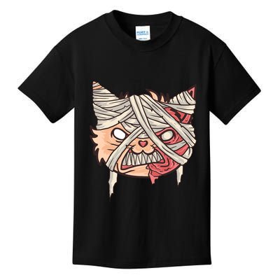 Angry Mummy Cat Kids T-Shirt