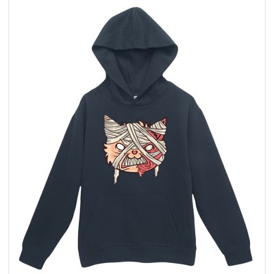 Angry Mummy Cat Urban Pullover Hoodie