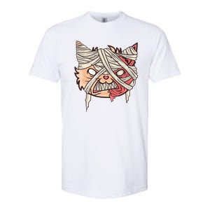 Angry Mummy Cat Softstyle CVC T-Shirt