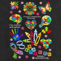 Autism Mashup Collage 11oz C Handle Ceramic Mug