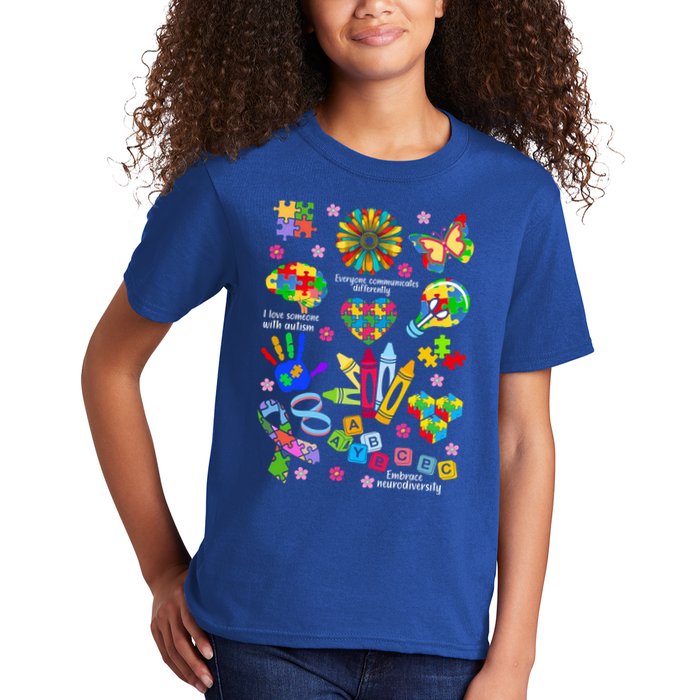 Autism Mashup Collage Kids T-Shirt