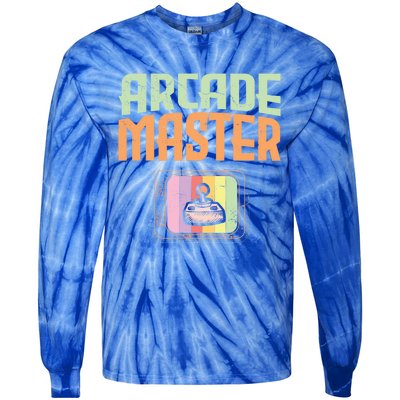 Arcade Master Classic Controller Retro Gaming Arcade Gift Tie-Dye Long Sleeve Shirt