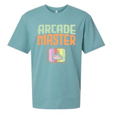 Arcade Master Classic Controller Retro Gaming Arcade Gift Sueded Cloud Jersey T-Shirt