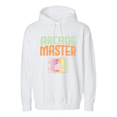 Arcade Master Classic Controller Retro Gaming Arcade Gift Garment-Dyed Fleece Hoodie