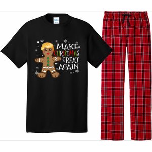 America Make Christmas Great Again Funny Trump Christmas Gift Pajama Set