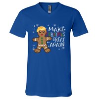 America Make Christmas Great Again Funny Trump Christmas Gift V-Neck T-Shirt