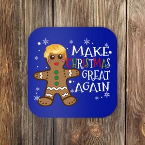 America Make Christmas Great Again Funny Trump Christmas Gift Coaster