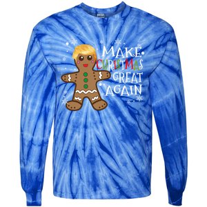 America Make Christmas Great Again Funny Trump Christmas Gift Tie-Dye Long Sleeve Shirt