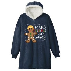 America Make Christmas Great Again Funny Trump Christmas Gift Hooded Wearable Blanket