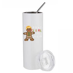 America Make Christmas Great Again Funny Trump Christmas Gift Stainless Steel Tumbler