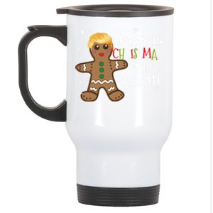 America Make Christmas Great Again Funny Trump Christmas Gift Stainless Steel Travel Mug